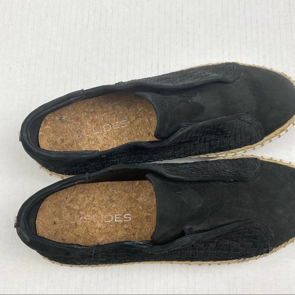 J/Slides Black Kayla Slip On Sneaker SZ 7 - Picture 5 of 6